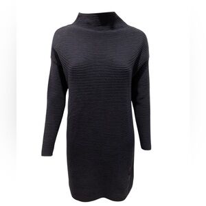 ONLY Elegant Black Ribbed Sweater Dress/Tunic size XS